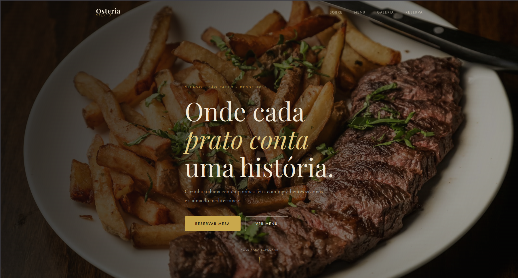 Projeto Restaurante